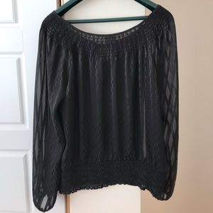 Suzy schier sheer top